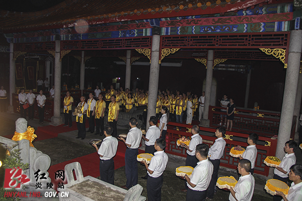 神农圣驾回銮安陛仪式在炎帝陵举行