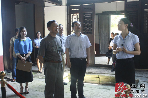 张雄到水口桥头江家视察指导工作