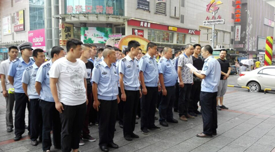 芦淞市场群综合治理大队正式组建