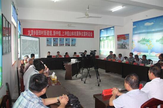 株洲县首次引入听证机制依法化解林地权属争议