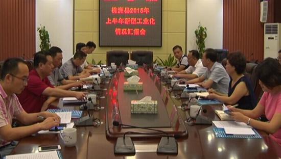 市经信委调研组来县调研新型工业化工作