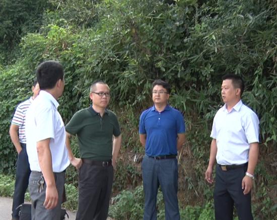刘克胤调研渌口镇村部和项目建设情况