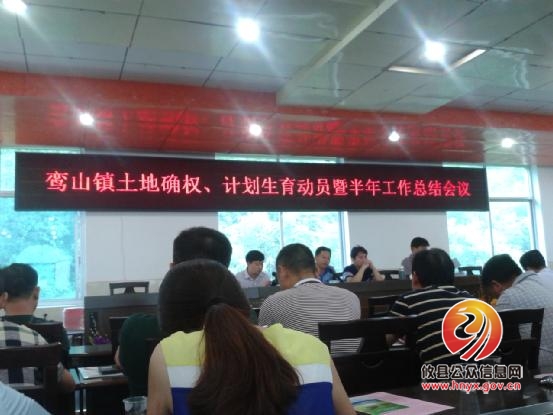 鸾山镇率先召开农村土地经营权确权登记颁证工作动员大会