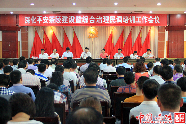 深化平安茶陵建设暨综合治理民调培训工作会议召开