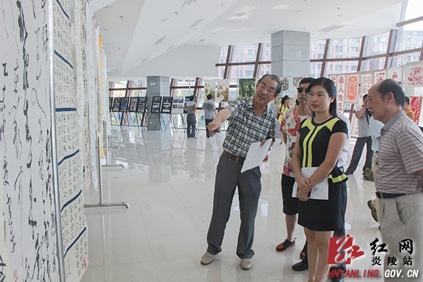 炎陵近50件美术书法摄影作品入围全市复赛