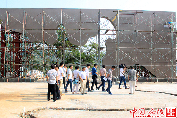 彭新军视察指导洣水风光带项目建设