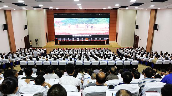 云龙示范区部署项目攻坚“三大行动”蔡周良作动员讲话