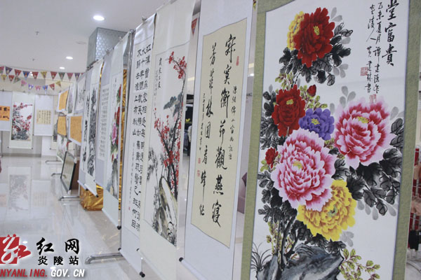 "纪念抗战胜利70周年"黄建林谭建强书画展今日开展
