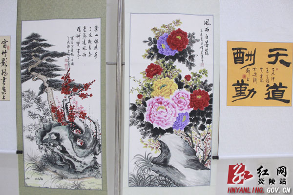 "纪念抗战胜利70周年"黄建林谭建强书画展今日开展