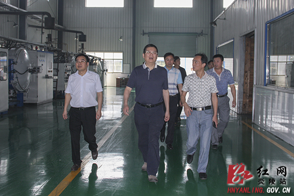 省委组织部副部长蔡建和来炎调研指导工作
