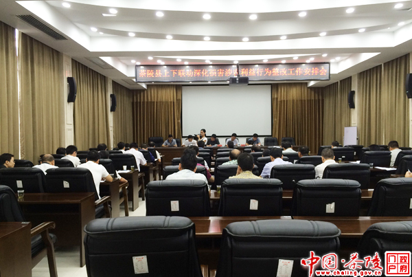 茶陵召开深化损害涉农利益行为整改工作安排会