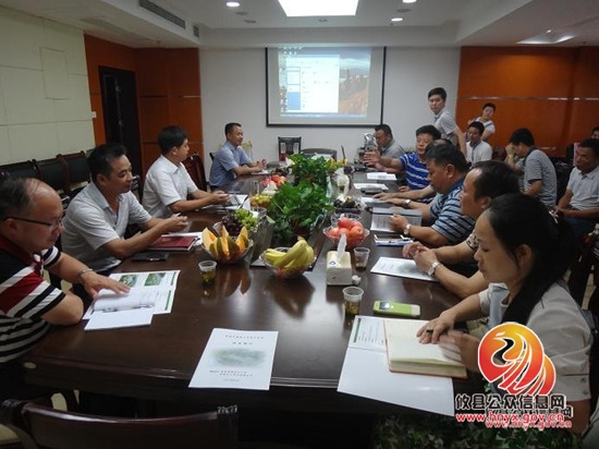 省畜牧水产局局长袁延文来攸考察调研