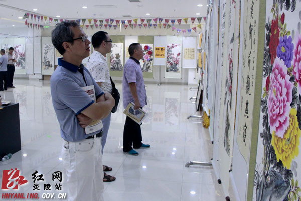 "纪念抗战胜利70周年"黄建林谭建强书画展今日开展