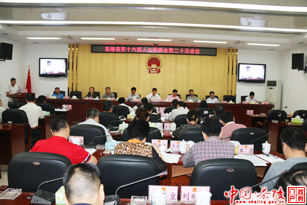 县十六届人大常委会第二十次会议召开