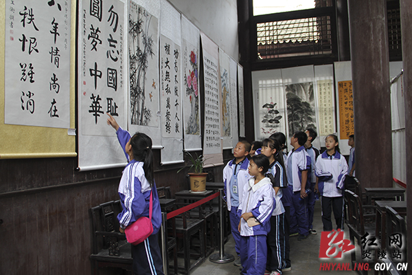 株洲市纪念抗战胜利70周年老年书画展炎陵开展