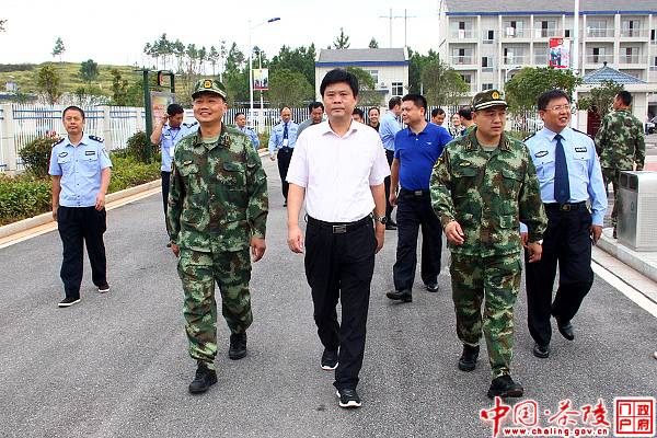 彭新军到马江镇视察指导工作
