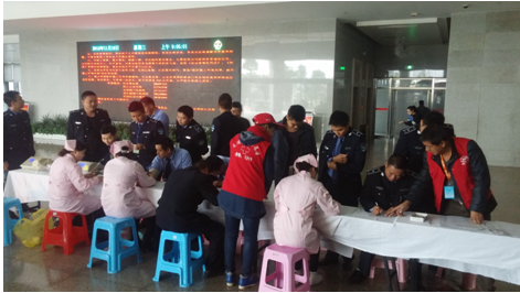 践行文明城市 云龙示范区开展无偿献血活动