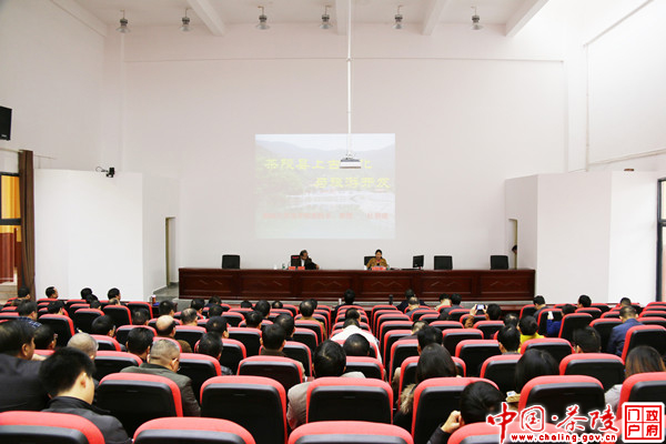 茶陵县委召开十一月份集中学习会