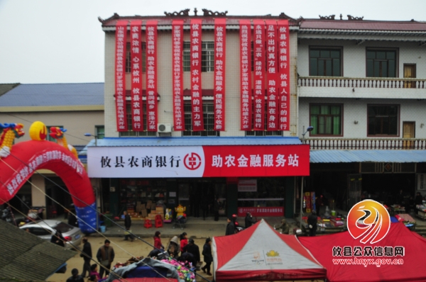 攸县首家助农金融服务站在罗家潭村揭牌成立