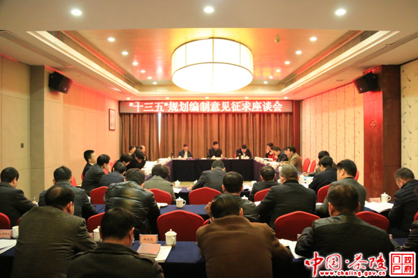 茶陵召开“十三五”规划编制意见征求座谈会