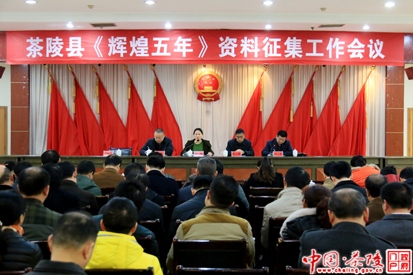 茶陵县召开《辉煌五年》资料征集工作会议