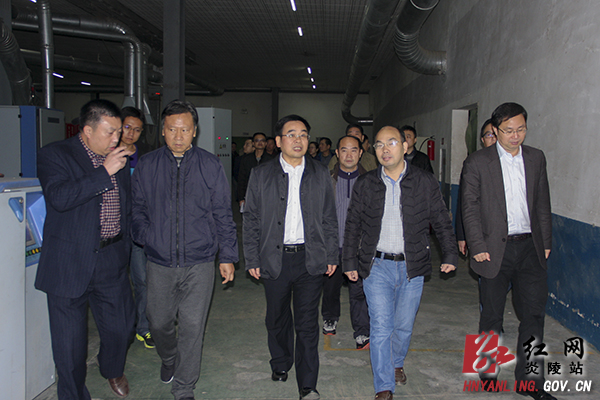 省委巡视第五组视察炎陵县重点项目建设