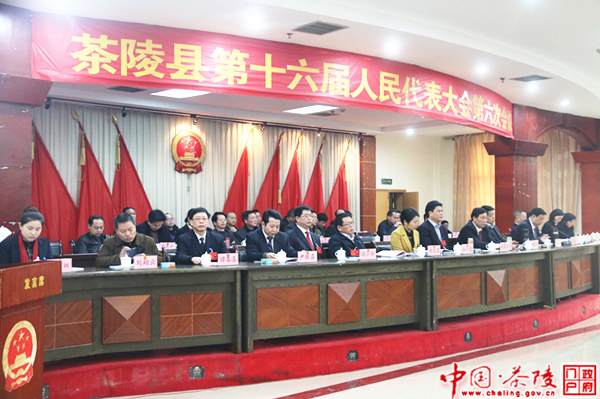 茶陵县十六届人大六次会议胜利闭幕