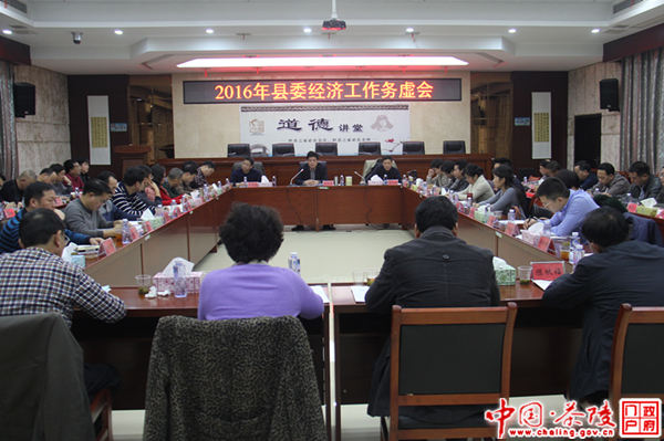 茶陵县召开2016年经济工作务虚会