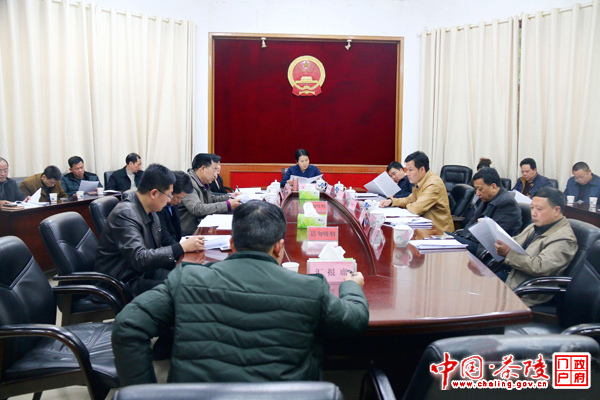 江小忠主持召开政府常务会议