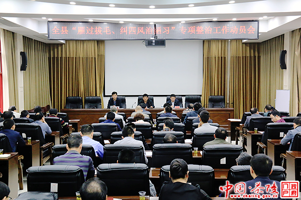 茶陵县“雁过拔毛”专项整治工作动员会召开