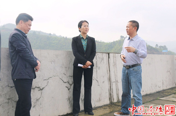 江小忠视察指导防汛工作