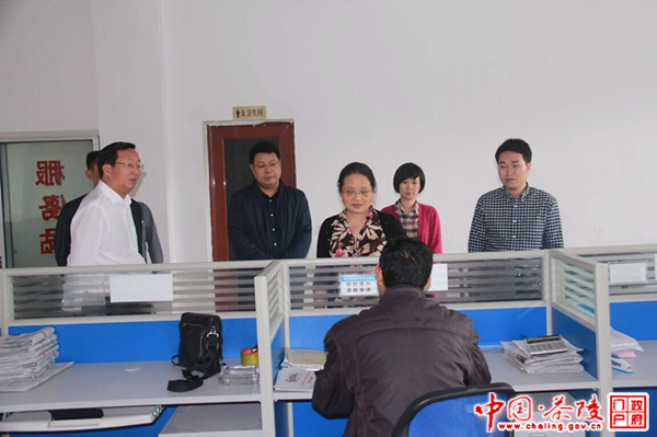 省委组织部到茶陵县督查指导乡镇党委换届工作