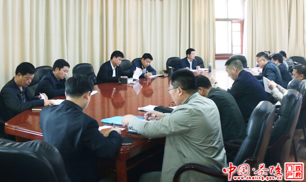 茶陵县巡视整改工作调度会召开