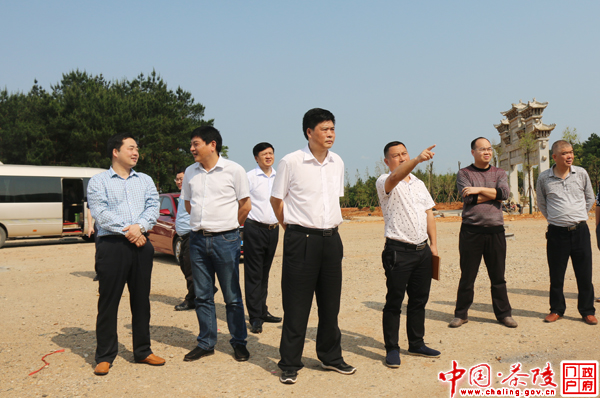 彭新军调研旅游开发建设工作