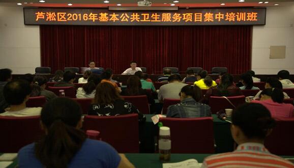 芦淞区举办2016年基本公卫服务项目集中培训班