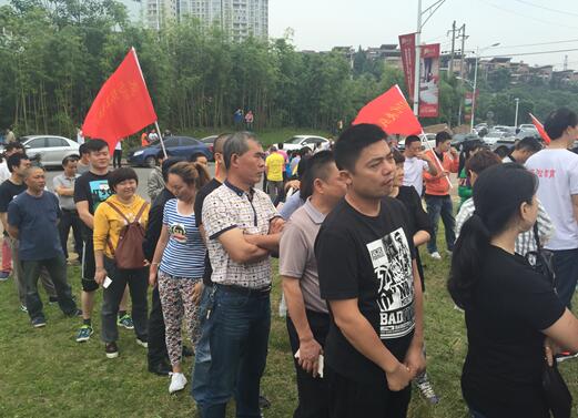 区环卫处参加芦淞区第二届干部职工健步行
