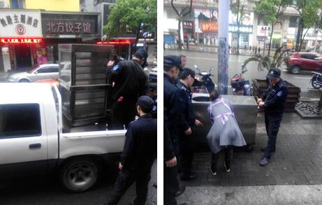 芦淞城管中心片区集中整治初显成效