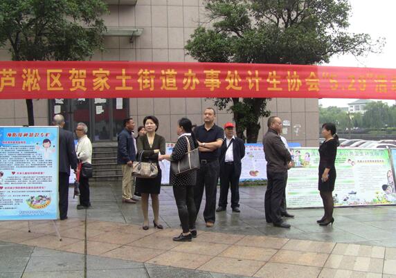 芦淞区开展“5.29”计生协会会员集中宣传服务活动
