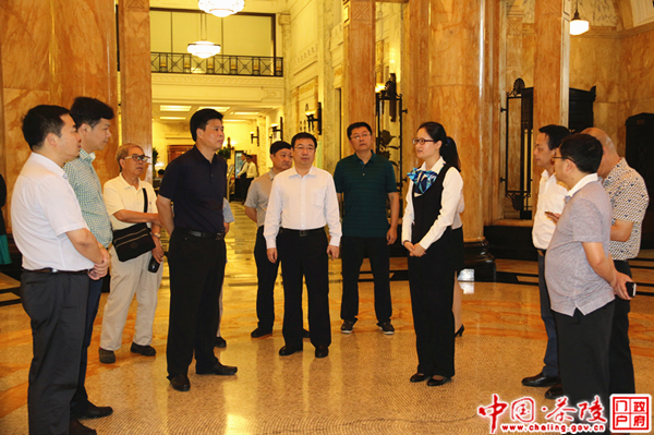 茶陵党政代表团赴上海招商考察