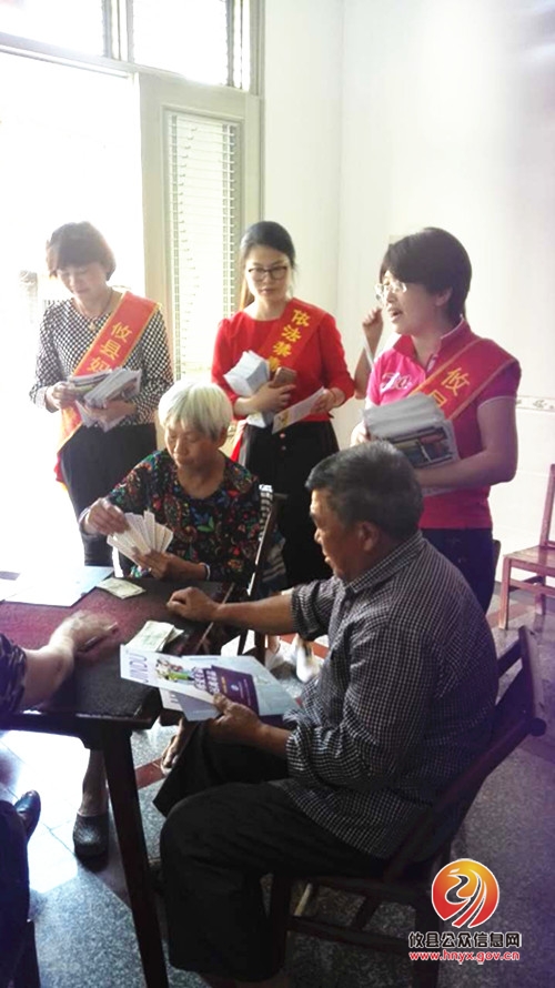 攸县妇联开展《反家庭暴力法》宣传活动
