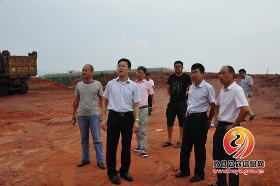 龚红果视察城区重点城建项目