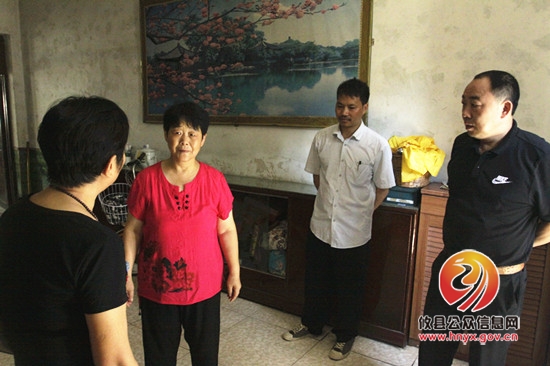 县民政局慈善会走访慰问“中国好人”何新建