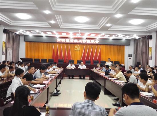南洲镇召开村级工作座谈会