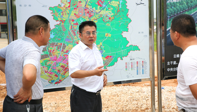 蔡周良赴云田镇调度重点项目建设