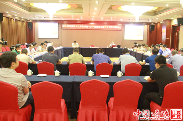 茶陵：全体县级领导学习研讨习近平总书记“七一”重要讲话
