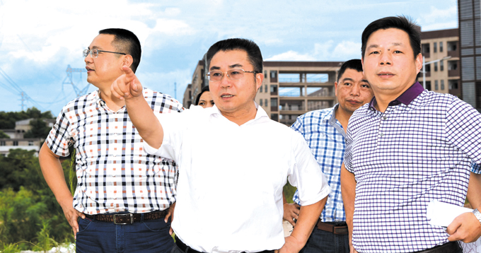 蔡周良调研北环大道项目建设