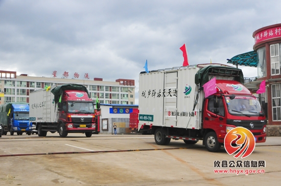 攸县：物流“专列”开进村