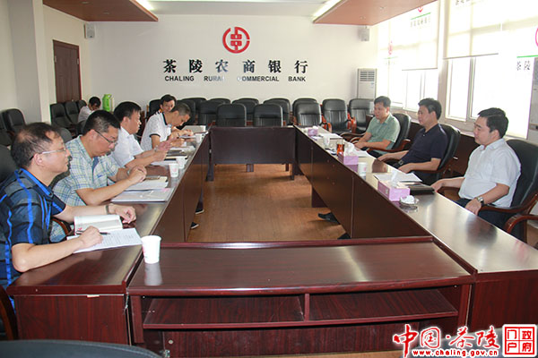 彭新军调研指导金融产业扶贫工作