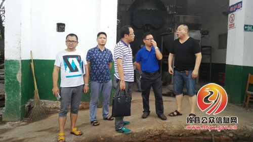 攸县市场和质量监督管理局江桥所对辖区企业的特种设备开展安全大检查