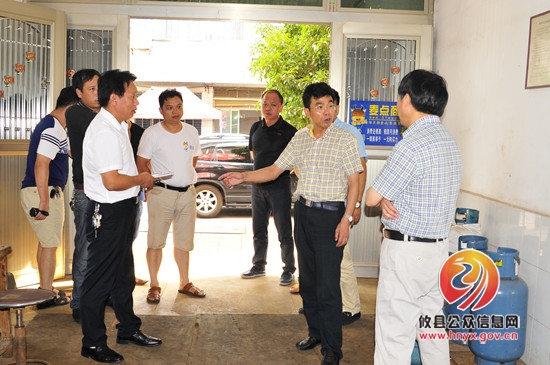 王卓文带队检查建筑施工和燃气运输管道安全生产工作
